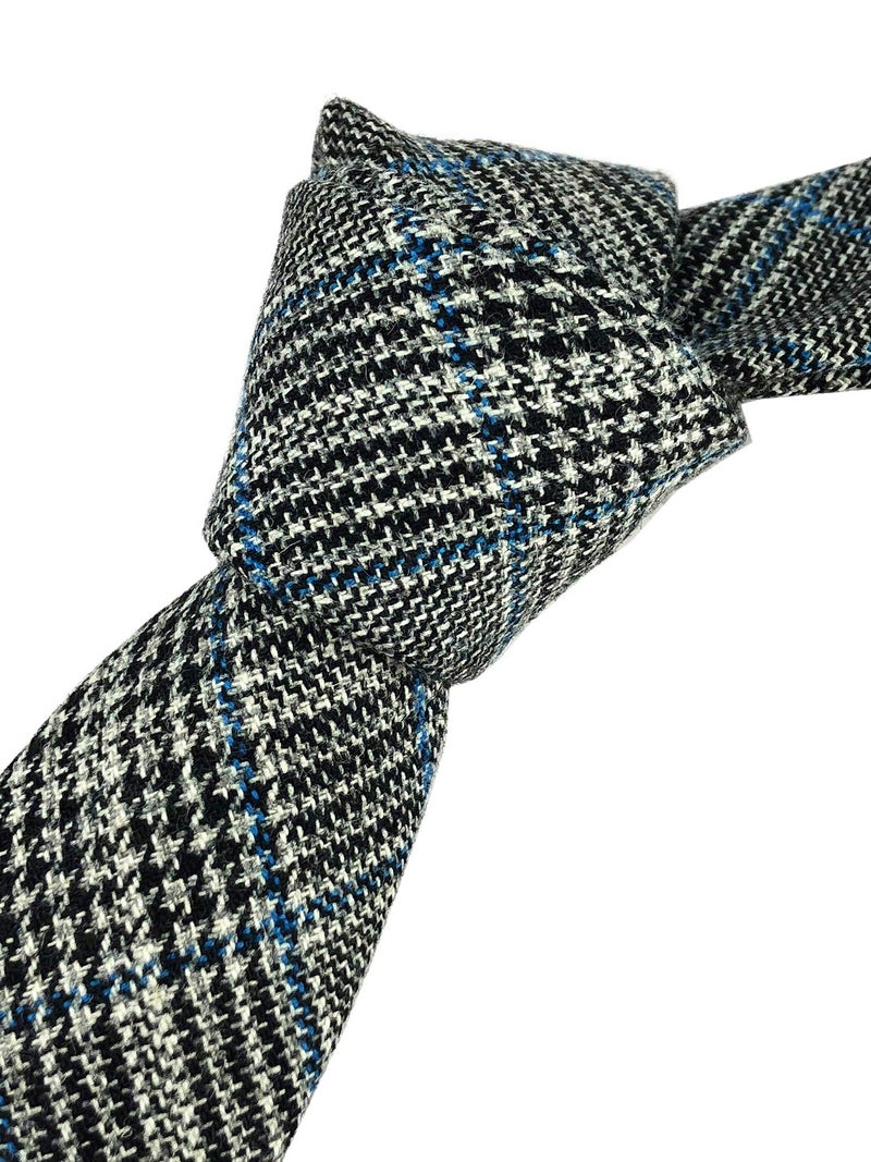 Secdtie Men Classic Tweed Pattern Woolen Tie Assorted Dress Skinny Cashmere Wool Necktie Gift for Birthdays - Image 4